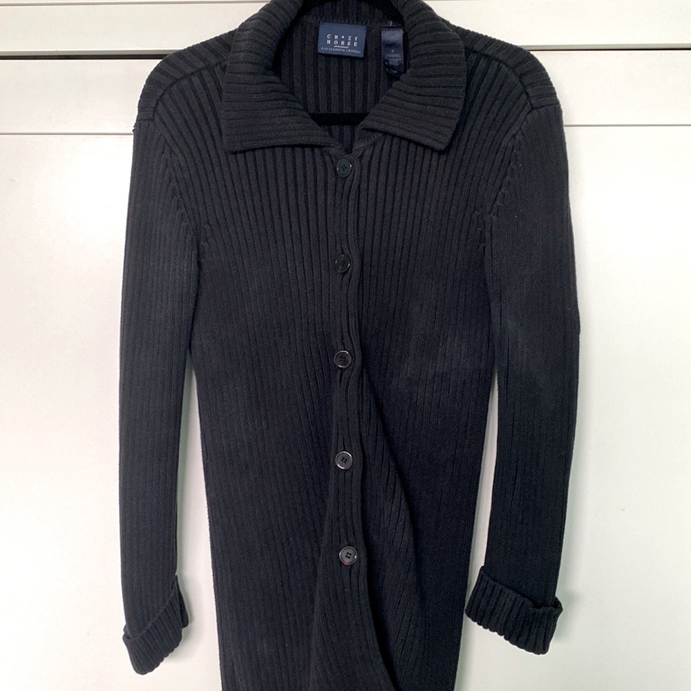 Liz Claiborne Crazy Horse 100% cotton cardigan